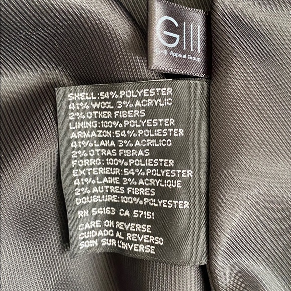 Jones New York Charcoal Trench Coat Womens Mid Length Relaxed Button Up 1X - Picture 7 of 9